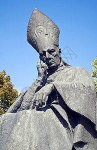 红衣主教Wyszynski雕像高清图片