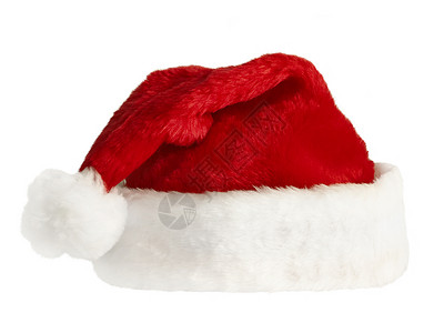 圣诞老人帽子 圣诞节 戏服 蓬松的 配饰背景图片