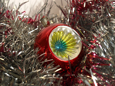 圣诞节装饰 假期 季节 闪亮的 树 灯 季节性的背景图片