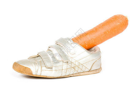 用胡萝卜为来自Sinterklaas的马修鞋 蔬菜 荷兰背景图片