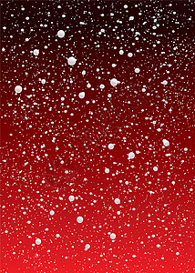 红雪雪花背景图片