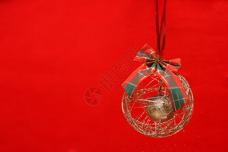 圣诞节装饰品 卡片 假期 红色的 庆典 季节 圣诞小玩意背景图片