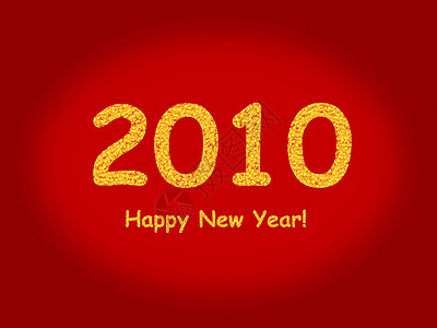 2010新红年快乐背景图片