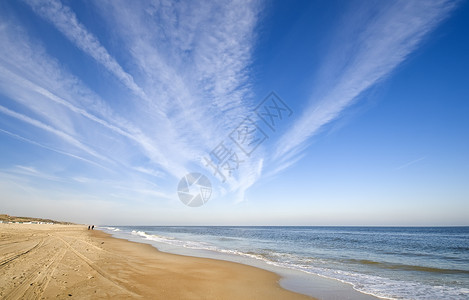 海滩沙滩 蓝色的 海洋 假期 云 天空背景图片