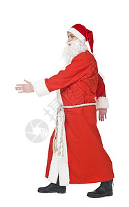 圣诞老人 快乐 戏服 多图 胡须 跳舞 乐趣 步行背景图片