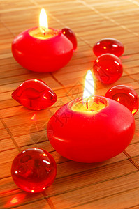 浪漫的蜡烛灯 香气 健康 爱 压力 芳香疗法背景图片