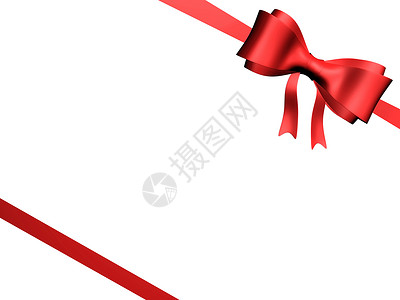 装有弓和丝带吊机的漂亮礼品盒 礼物 白色的背景图片