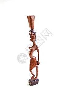 冈比亚木雕 发展中国家 购买 西方 殴打 非洲 纪念品 销售量背景图片