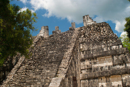 墨西哥的寺庙 旅游 伊察 文明 文化 城市 上帝图片