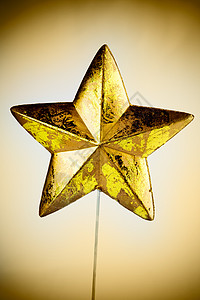 圣诞明星装饰 快活的 小插图 闪亮的 庆典 十二月 棕色的背景图片