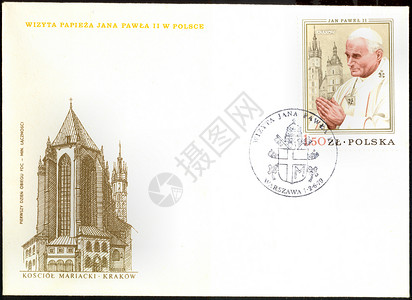 约翰保罗二世1979年在波兰对教皇约翰-保罗二世的访问 邮件 禄二世背景