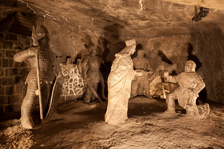 起锚机Wieliczka 盐矿 历史的 电缆 老的 建筑学背景