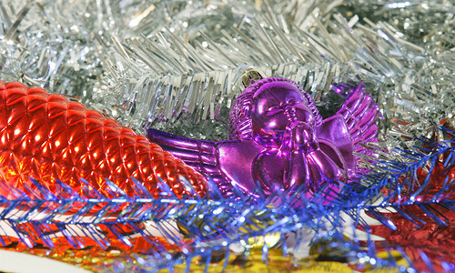 圣诞节装饰品 礼物 情绪 美丽的 冬天 节日装饰品背景图片