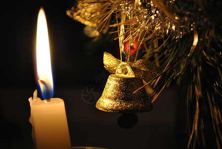 新年的死活 与甘露拉一起蜡烛背景图片