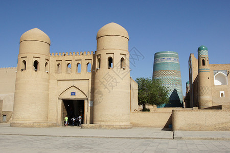 Khiva 丝绸之路 乌兹别克斯坦 中东 沙漠高清图片