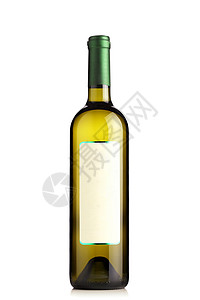 白葡萄酒瓶 饮料 庆典 酒厂 标签 情人节 干净的 瓶子 品牌背景图片