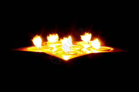 茶轻蜡烛 季节 高天 假期 信仰 传统 黑暗 庆典图片