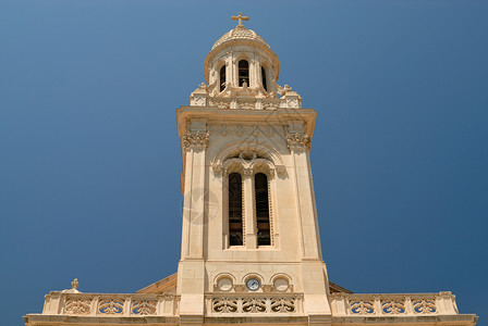 摩纳哥圣夏尔教堂 塔 文化 寺庙 美丽 蓝色的图片