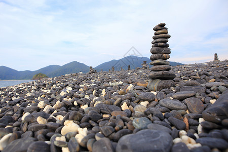 泰国利佩岛岛上的石块 山 阳光 海 南部 岩石图片