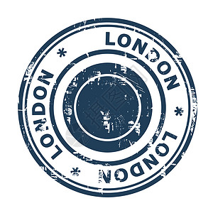 伦敦旅行邮票背景图片