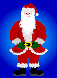 Santa条款说明 十二月 外套 冬天 靴子 卡片 帽子背景图片