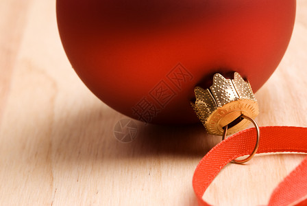 圣诞节概念 新年 木制的 红色的 丝带背景图片