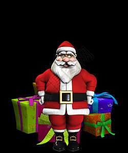 圣诞现今时间 盒子 乔利 幸福 戏服 争论的 圣诞节 快活的背景图片