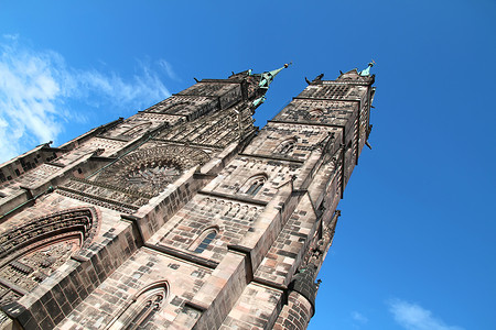 纽伦堡圣洛伦茨大教堂 哥特 镇 教会 文化 洛伦兹高清图片