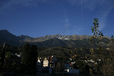 Innsbruck 的诺德凯特 山景 山 石灰石高清图片