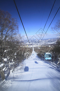 滑雪运行 东北地区 冰 天空 八幡平 季节 雪花图片