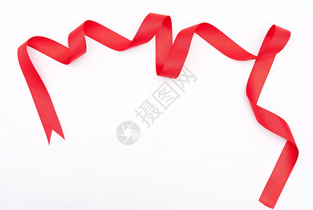 红丝带 浪漫 情人节 春天 热情 爱 领带 织物 礼物背景图片