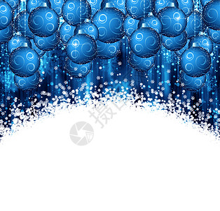 圣诞节背景 冻结的 水晶 假期 蓝色的 冬天 十二月 寒冷的背景图片