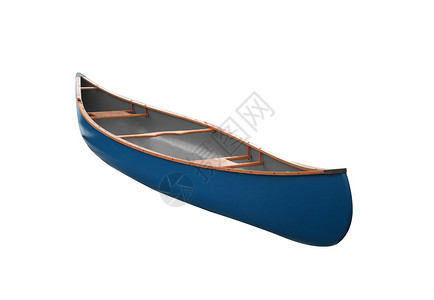 木单桅帆船三桅帆船蓝色的高清图片