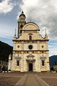 意大利蒂拉诺 天主教徒 神社 著名的 欧洲背景图片