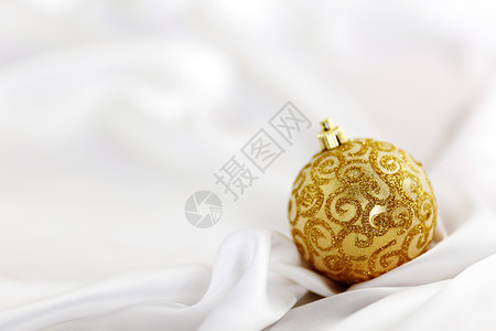 金色圣诞舞会 球 假期 新娘 折痕 投标 美丽的 布料背景图片