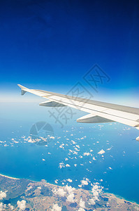 地球翅膀素材飞机机翼窗外 车辆 速度 航空 蓝色的 运输 翅膀背景