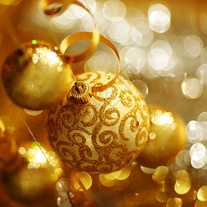 金色圣诞卡 玻璃 假期 庆典 星星 圆圈 金的背景图片