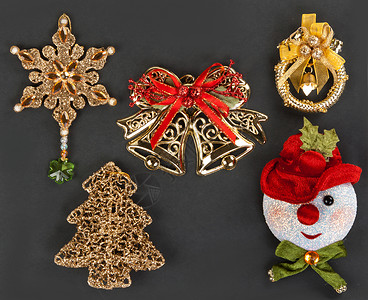 圣诞装饰和装饰 美丽的 传统 冬天 礼物 圣诞节 装饰风格背景图片