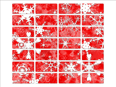 圣诞节或节日活动季节网站有雪雪的导航按钮 光滑 标识背景图片