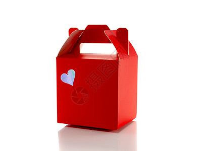 红色礼品盒 庆典 礼物 盒子 圣诞节 奢华 心背景图片