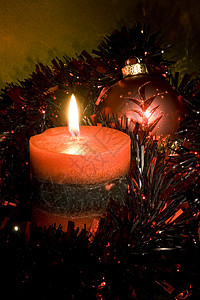 圣诞礼服 蜡烛 朱丽叶 燃烧 喜庆的 圣诞贺卡 装饰品 假期背景图片