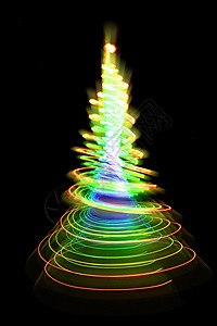 圣诞树 卡片 照明 假期 庆典 插图 星星 魔法背景图片