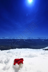 Santa度假 暴风雪 运动 冰川 风景 高的 顶峰背景图片