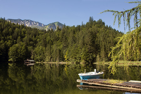 奥地利托普利茨西湖高清图片