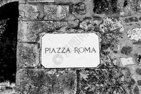 罗马墙Piazza 罗姆人 建筑 古董 历史性 街道背景