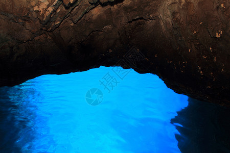 蓝色环礁湖 艺术的 艺术 克罗地亚 假期 水 石头背景图片