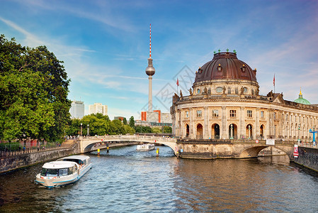 博德博物馆 德国柏林 中心 天际线 凯撒 艺术高清图片