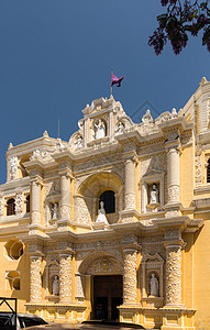 危地马拉安提瓜危地马拉La Merced教会高清图片