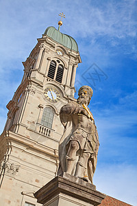 艾恩西德尔的本尼迪克丁修道院 信仰 宗教 纪念碑高清图片