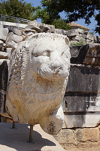 阿波罗寺庙 地标 假期 火鸡 大理石 古老的 甲骨文 考古学 科林斯图片